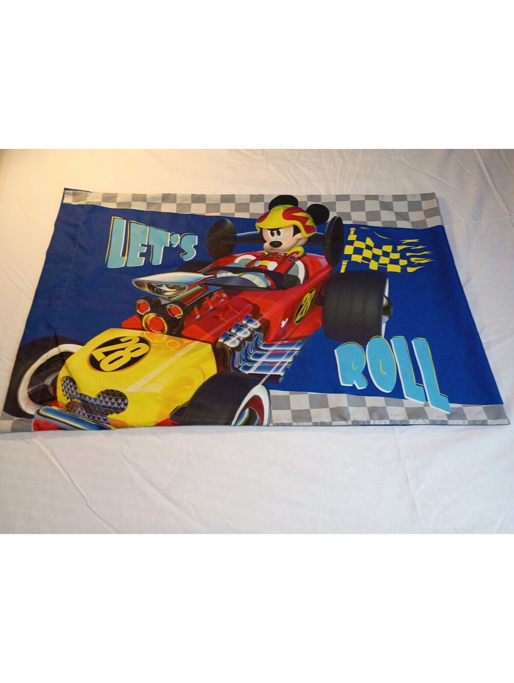 Disney Mickey Mouse Kids Pillowcase Set - Colorful Cartoon Design
